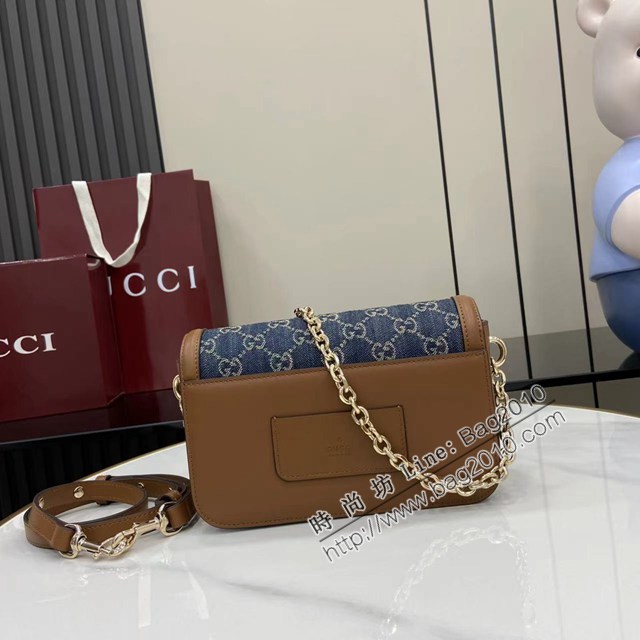 Gucci專櫃古馳最新款2025春夏Go系列鏈條肩背包 jh2980型號：826761
